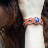 Bracelet Opaline Blue Copper