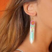 Boucles d'oreilles ethniques Apsa | Amazonia