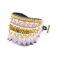 Bracelet ethnique Maheswari | Mauve