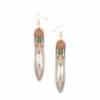 Boucles d'oreilles ethniques Apsa | Latte
