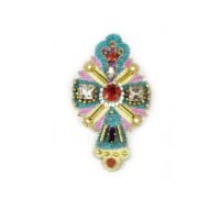 Broche rock Rocca | Blue