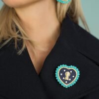 Broche Heather | Blue