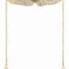 Chocker brodé en cuir Angus | Gold