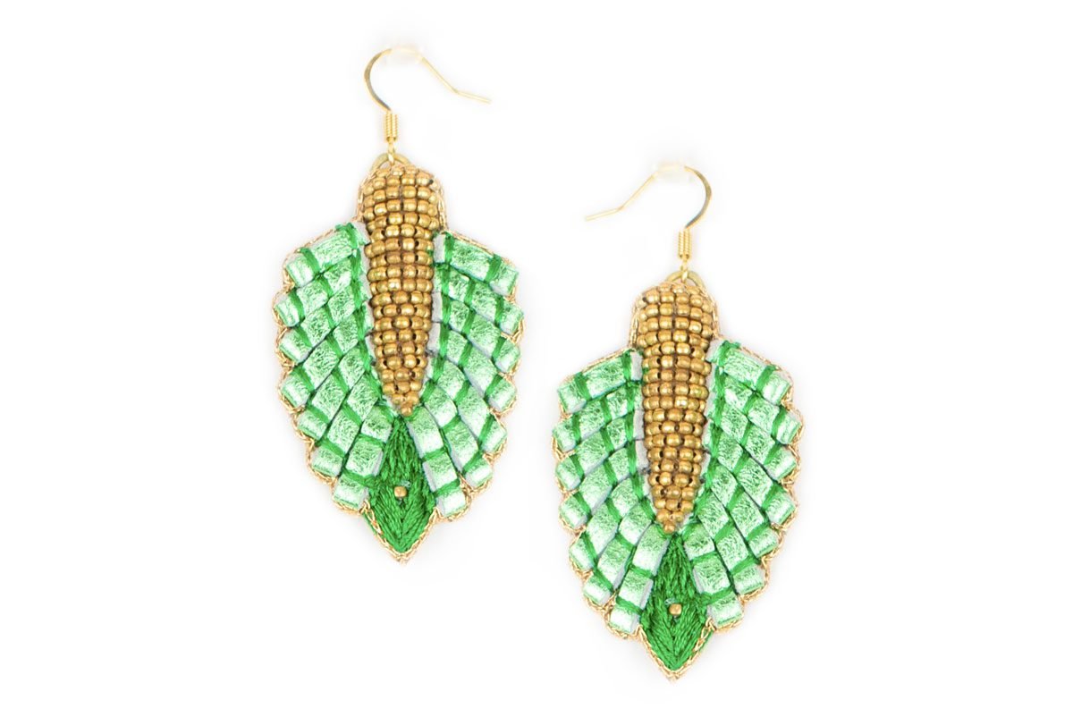 Boucles d'oreilles Colette | Green