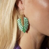Boucles d'oreilles Colette | Green
