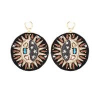 Boucles d'oreilles Echo | Black