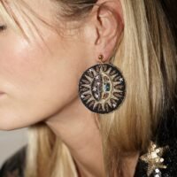 Boucles d'oreilles Echo | Black