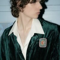 Broche Ecrin | Green