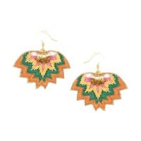 Boucles d'oreilles ethniques Madi | Copper Light