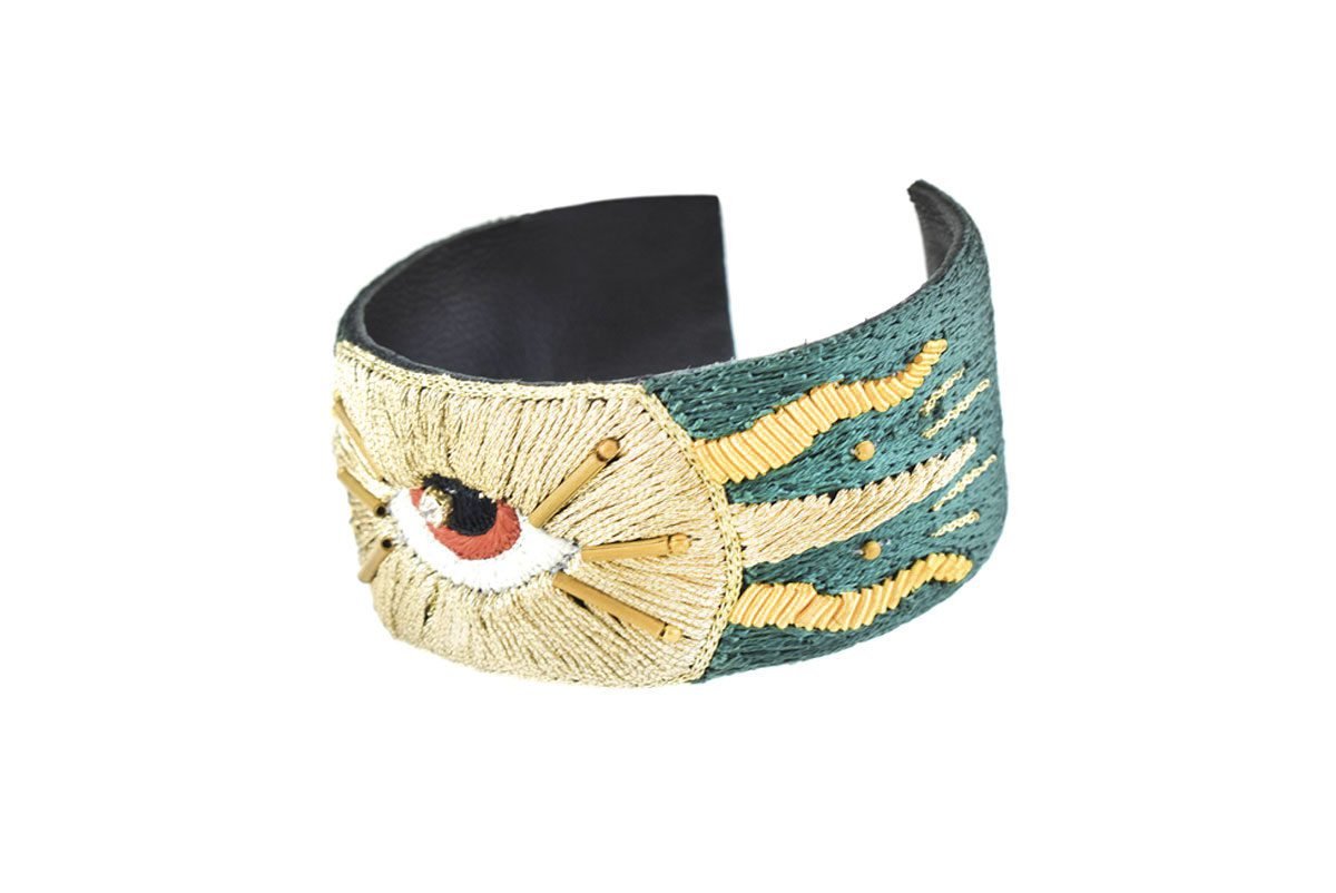 Bangle bohème Horus | Forest