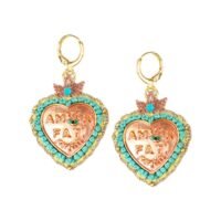Boucles d'oreilles Amor Peach