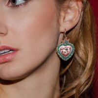 Boucles d'oreilles Amor Peach