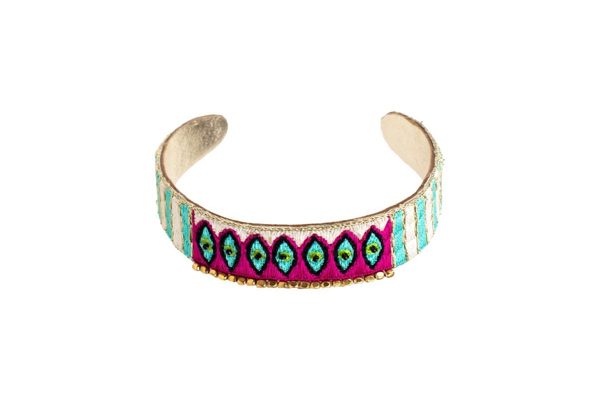 Bangle Chakra Fushia