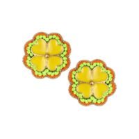 Clips Puces à oreilles (ear chip) Lucky Yellow