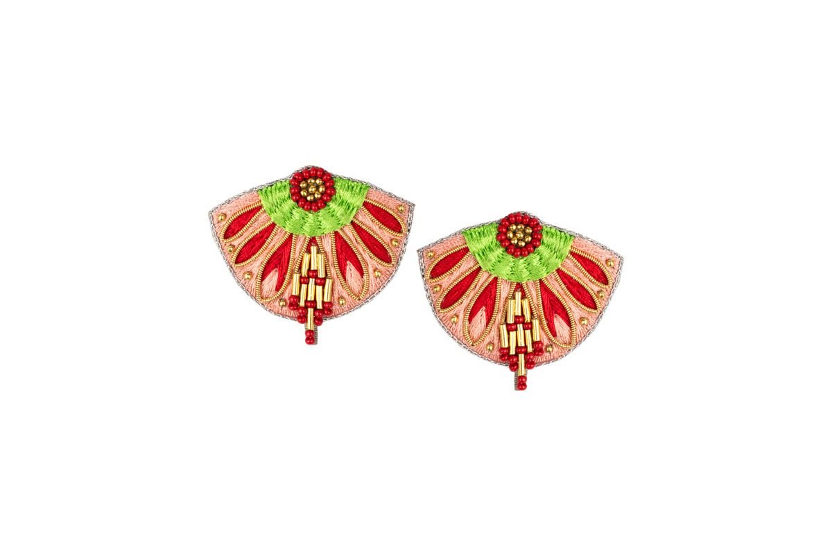 Clips (ear-chips / puces à oreilles) APEX Classic Peach Green