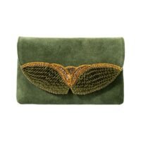 Pochette rock AKU | Kaki metallic