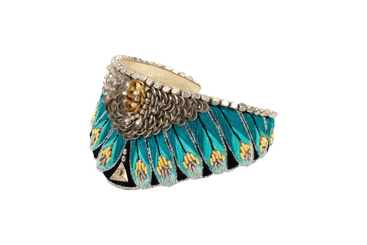 Bangle ethnique Nita | Green