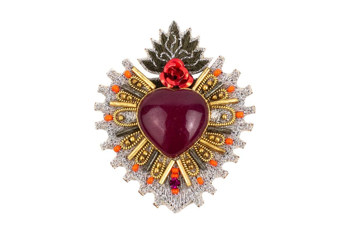 Broche sacré coeur Rosie | Cactus