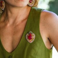 Broche sacré coeur Rosie | Cactus