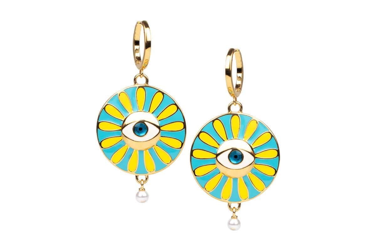 Boucles d'oreilles earrings Iris