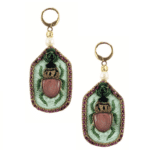 Metallic Green Legs / Cherry stone