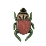 Metallic Green Legs / Cherry stone