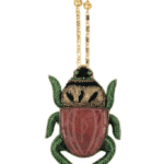 Metallic Green Legs / Cherry stone