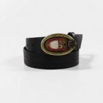 Metallic Red Legs / Pink Jade stone / Black