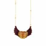 Burgundy / Picture Jasper