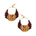 Burgundy / Picture Jasper