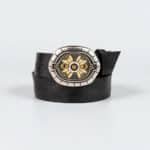 Anthracite / Boucle argent + Tige noire