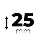 25mm