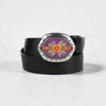 Mambo / Silver + Ceinture cuir Noir