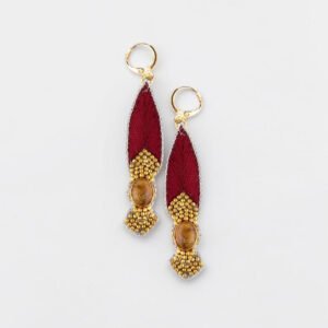 Burgundy / Picture Jasper