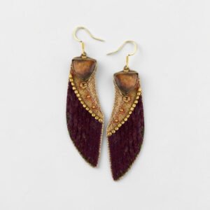 Burgundy / Picture Jasper