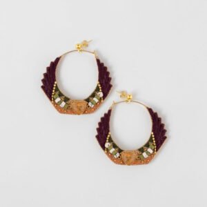 Burgundy / Picture Jasper