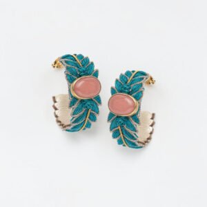 Teal Peacock / Onyx Peach